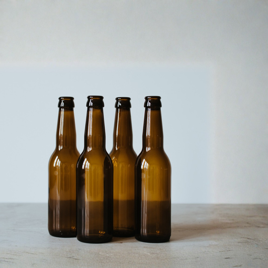 Long neck-flasker 12-pak (glas, 33 cl)