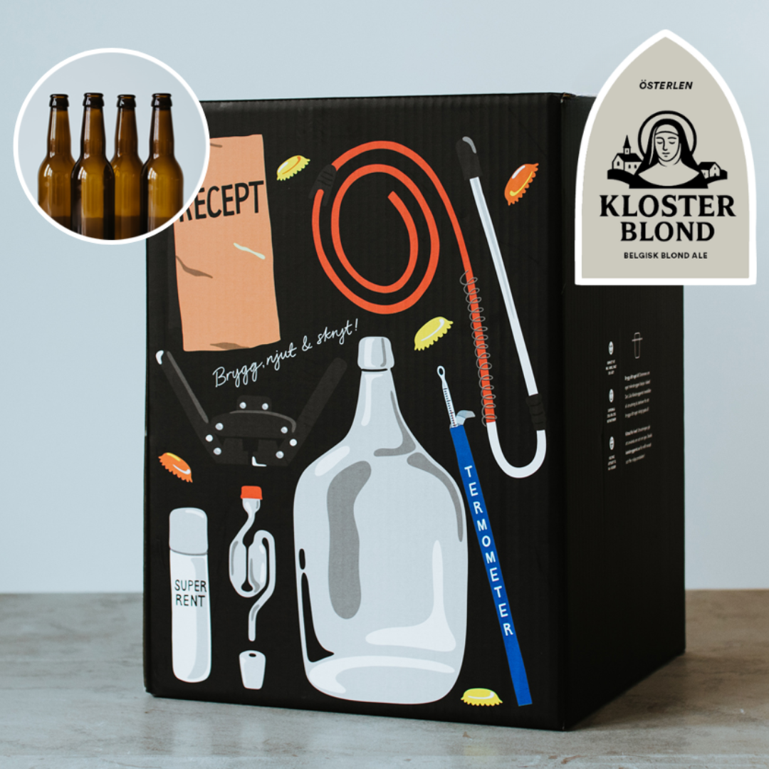 Kloster Blond - Ølbryggesæt (10 liter) & Flasker