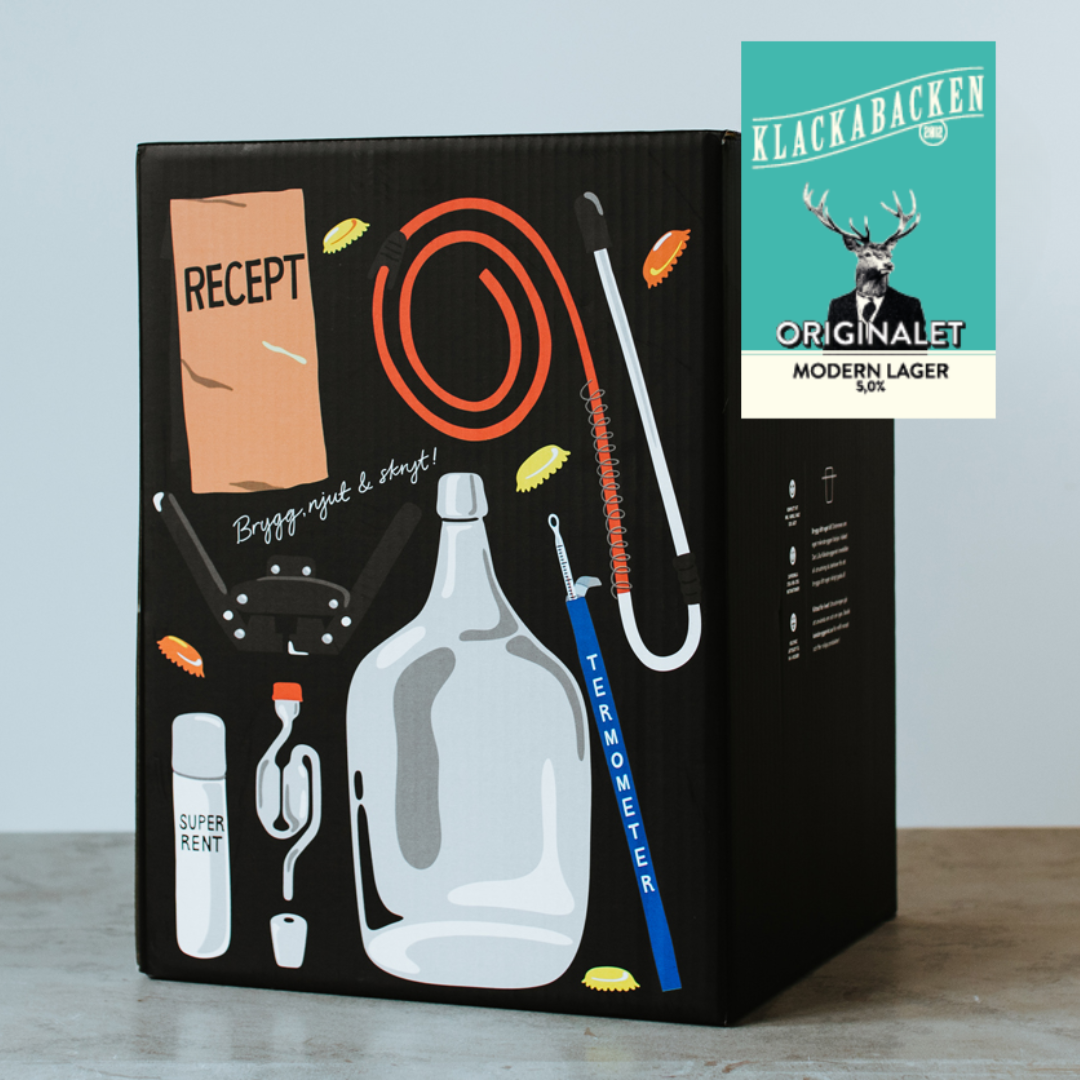 Klackabacken Moderne Lager - Ølbryggesæt (10 liter)