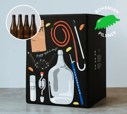Pilsner Brew Kit + Bottles