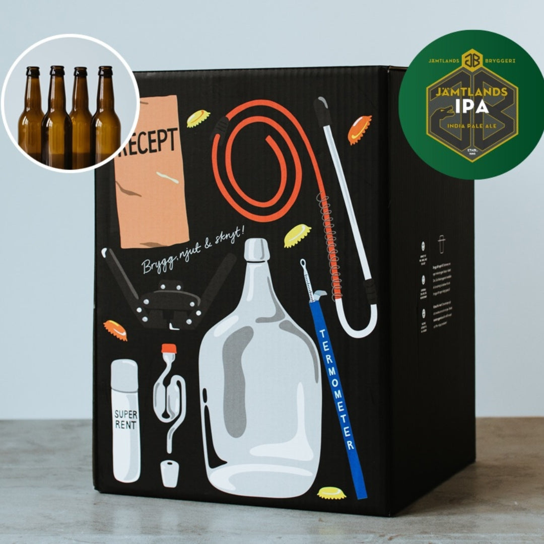 Jämtlands IPA – Ølbryggesæt (4 liter) & Flasker