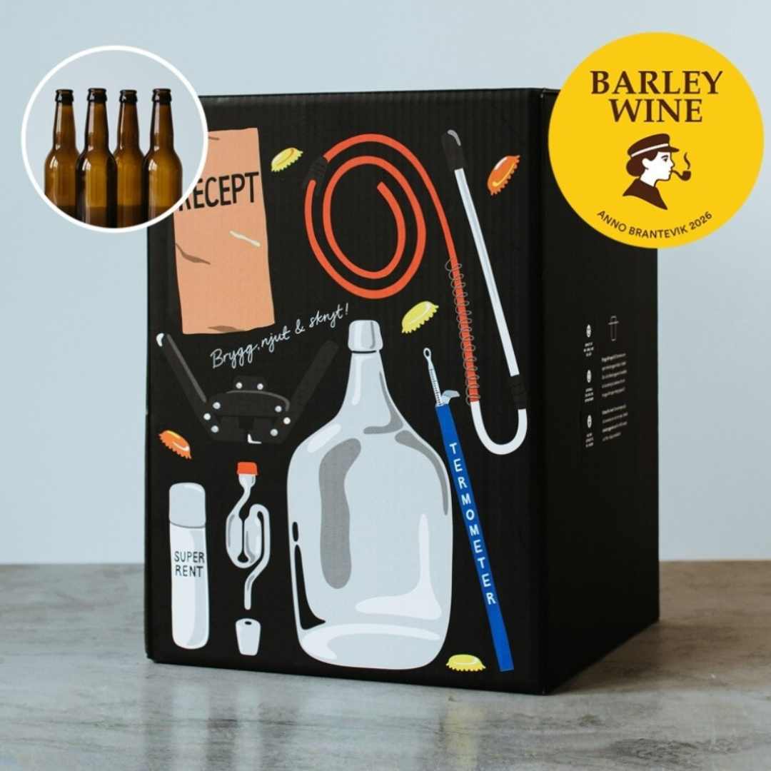 Brantevik Barley Wine – Ølbryggesæt (10 liter) & Flasker